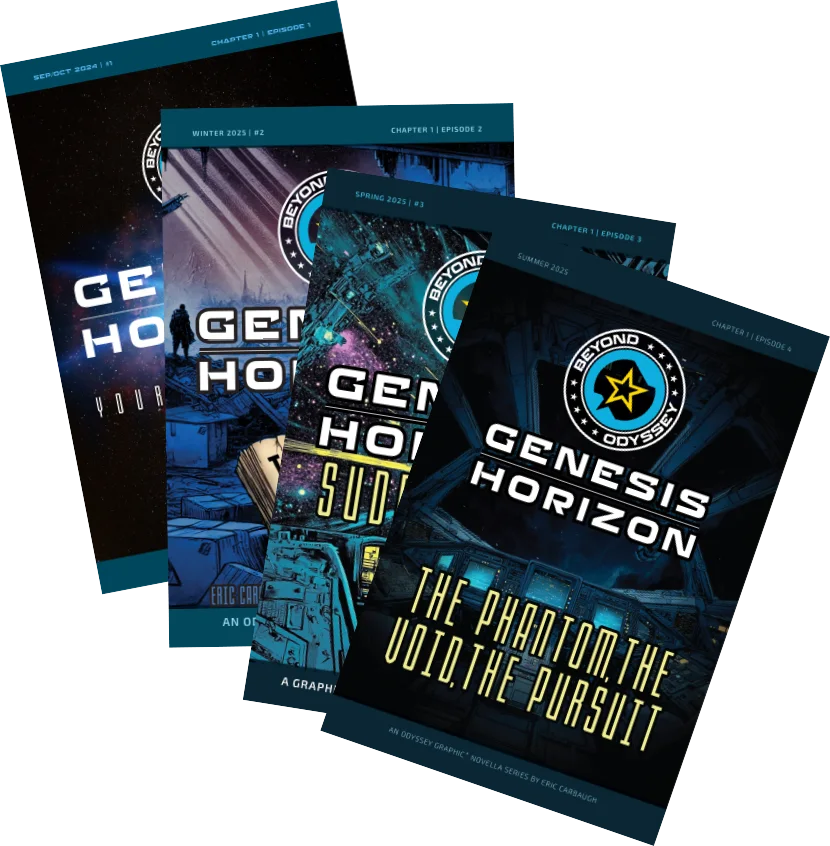 Beyond Odyssey Genesis Horizon - Episode (books) spread